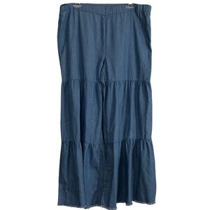 Umgee  Blue Palazzo pants size large